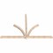 Ekena Millwork Redmond Smooth Timber Gable Bracket, Douglas Fir, 108"W x 72"H x 3 1/2"D x 3 1/2"F, 16/12 Pitch GBW108X72X0404RED00SDF - alternate 3